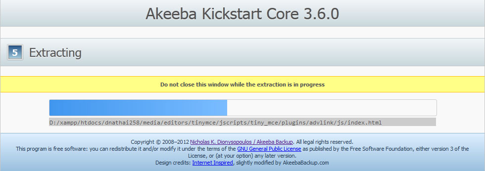 Akeeba Kickstart 6